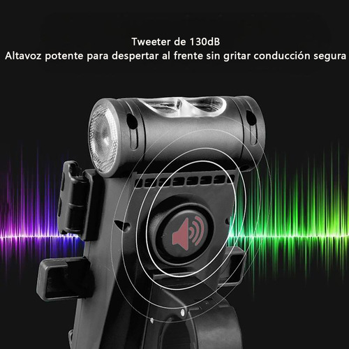 Luz Usb Bicicleta Recargable Delantera Y Traser 4 Modos