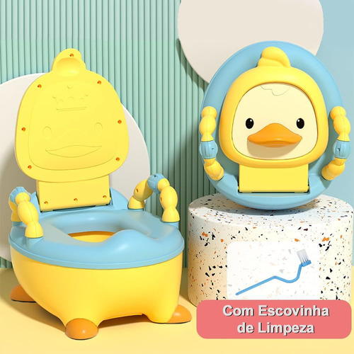 Troninho Privadinha Infantil Ideal P/ Desfralde Patinho Amarelo Patinho Feliz