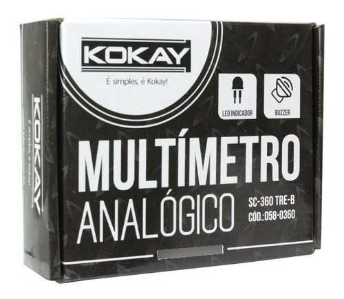 Imagem 2 de 2 de Multímetro Analógico Profissional C/led Som E Bateria
