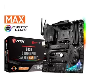 Msi B450 Gaming Pro Carbon Max Wifi