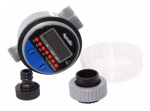 Temporizador Irrigação Digital Timer Fluxo Aspersor Aqualin