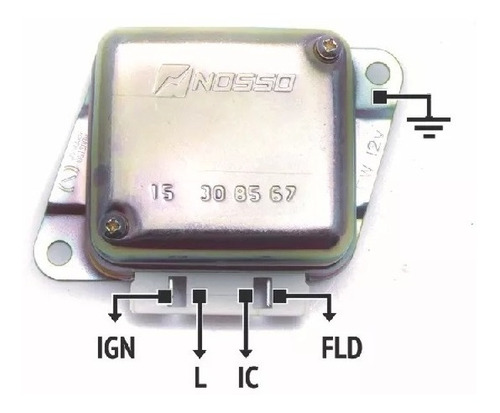 Regulador Voltaje Externo Electrónico Fiat 128 125 1600