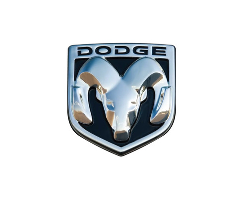 Emblema Carnero Dodge (7,8 X 8,7 Cm) Metalico 