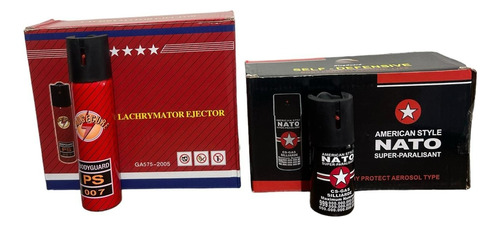 10x40ml Auto Defesa Nato + 10x110ml Ps 007  Importado!