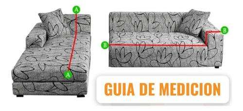 Pack 2 Funda Sillon L Para Su Living Spandex Elasticada