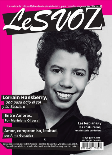 Imagen 1 de 1 de Revista Lesvoz #48, 2015, Cultura Lésbica Feminista 