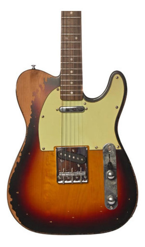 Guitarra Telecaster Seizi Saitama Relic Sunburst Com Case