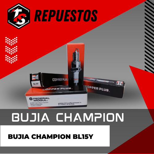 Bujías Champion Bl15y Malibu Camaro Cheyenne 5/8  16mm