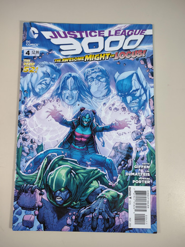 Hq Justice League 3000 The Awesome Might Of Locus 4 Comics