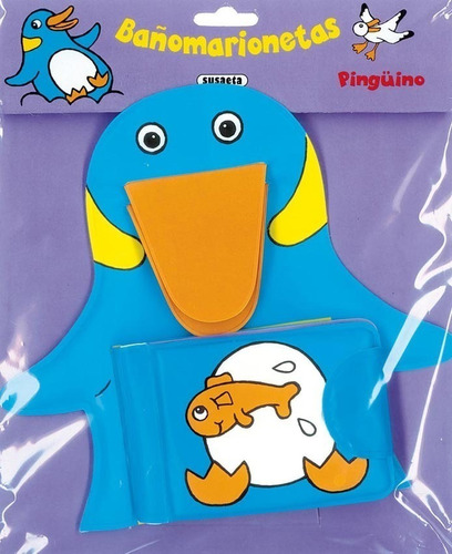 Bañomarionetas Pingüino Libro De Baño- Susaeta