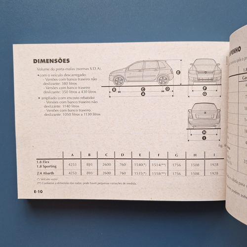 Manual Do Stilo 2007 E/ou 2008 Original E Completo (Usado)