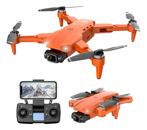 Drone Lyzrc L900 Pro Profissional 4k Preto 5ghz 1 Bateria Cor Laranja