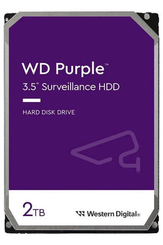 Disco Duro Purple Western Digital 2tb Sata 5400rmp Cctv Dvr