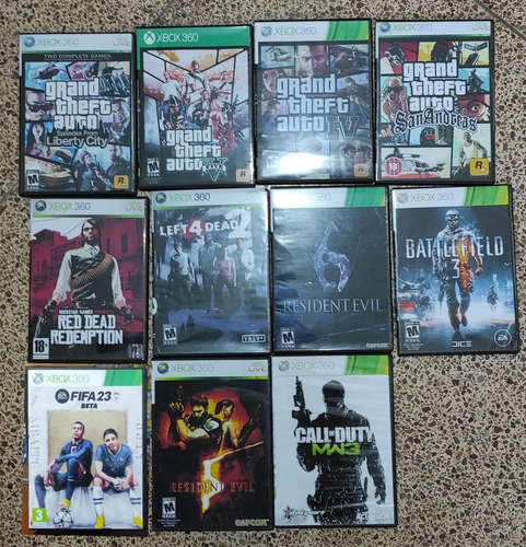 Lote De Juegos Xbox 360  Rgh