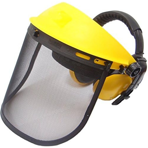Protector Facial De Malla Protección Auditiva Ansi Z87...