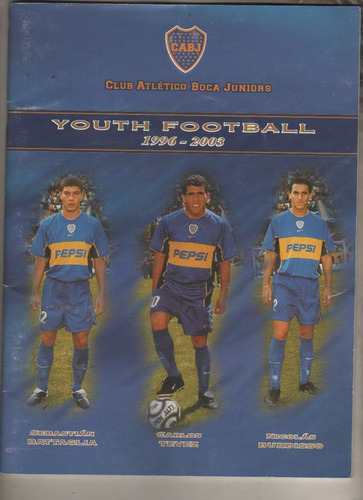 Revista Boca Juniors * En Ingles Futbol Juvenil 1996 - 2003
