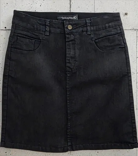 comprar Pollera Jean Talles Especiales - Falda Jeans Talles Grandes