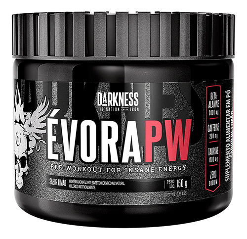 Évora Pw Darkness Integralmedica Sabor Limão 150g 2472070