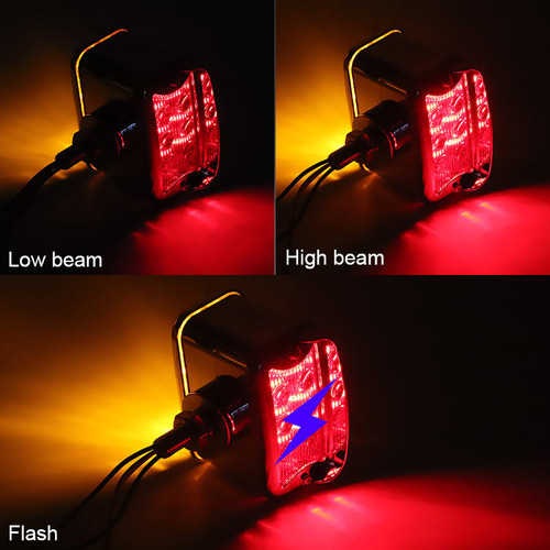2pcs Truck Led Side Marker Light Dual Face Turn Signal Lamp