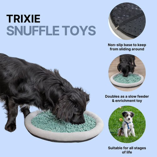 Plato Para Olfatear Trixie Alfombrilla Juego Interactividad Verde