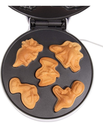 Waffle Wow ® Máquina Wafflera Waffles Dinosaurios Antiadhere