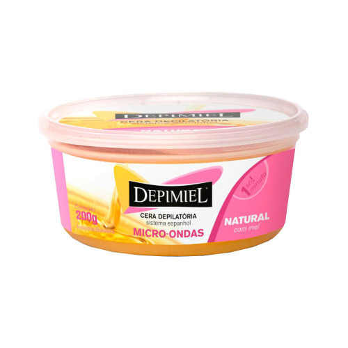 Cera Depilatória Natural Mel Sistema Espanhol 200g