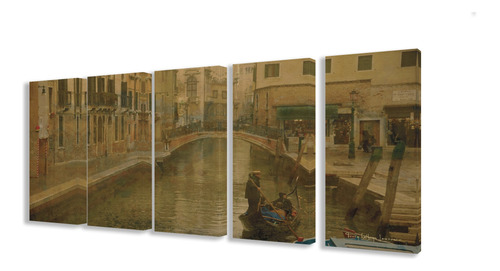 The Stupell Home Decor Collection River In Venecia - Juego D