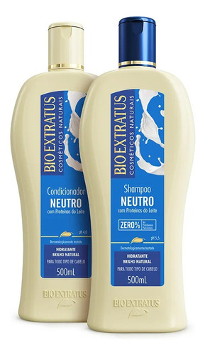 Kit Neutro (500ml) Shampoo E Condicionador Bio Extratus
