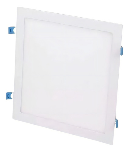 Plafon Painel Led 25w 24w Embutir Quadrado - Branco Quente
