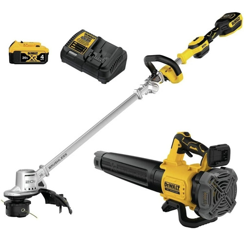 Soplador/recortadora Dewalt De 20v Max Cargador Y Bateria