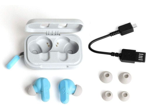 Auricular Bluetooth Dime Skullcandy 12h Inalambricos Ipx4 Color Light gray blue