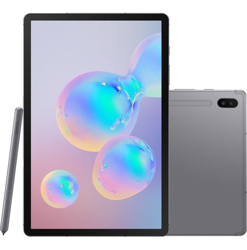 Tablet Samsung Galaxy Tab S6 10.5 128gb 6gb Ram Android Pie Cor Grafite