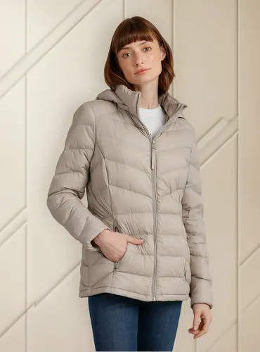 Parka Down Packable Beige Calvin Klein