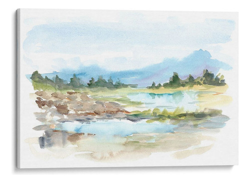 Canvas Lab Cuadro Montaña Acuarela Iv 165x110, Ethan Harper