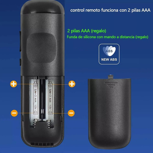 Control Compatible Con Hisense Roku Tv Smart Pantalla + Pila