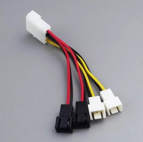 Convertidor De Molex A Ventilador 3 Pines X4 Conectores