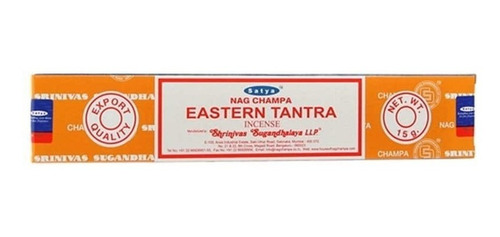 Imagen 1 de 1 de Incienso Satya Nag Champa -eastern Tantra- Aroma Floral