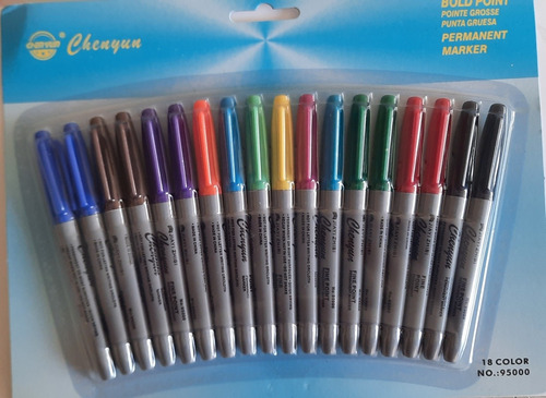 Set X 18 Lapiz Lapices De Color Escolar Oficina 002