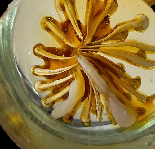Pisapapel Querandi Cristal Antiguo Vidrio Artístico Años '70 (Usado)