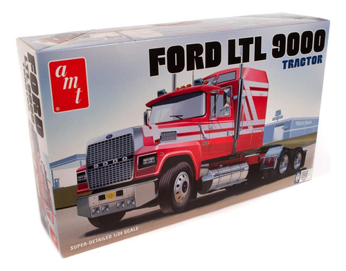 Modelo A Escala 1:24 Camión Ford Ltl 9000 Amt Detallado