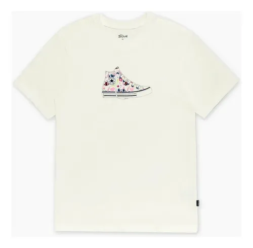 Camiseta Converse Stitch Chuck Standard Fit Unisex Bege