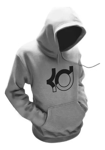 Sudadera Hoodie Kevin Durant Brookln Gris Jaspe Unisex