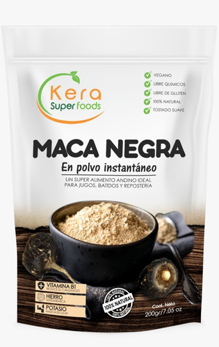 Maca Negra Pura - Kera Superfoods