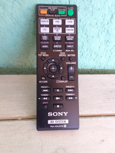 Control Remoto Sony Rm-adu079 