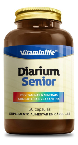 Multivitaminico Diarium Senior(zeaxantina E Luteina) Vitamin Sabor Sem sabor