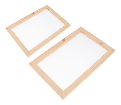 Marco Rectangular De 2pcs Con Para El Papel Que Recicla La