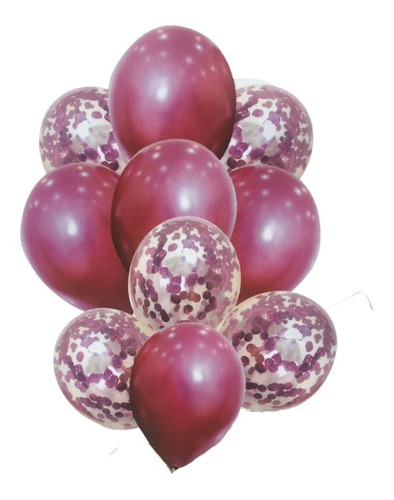 Kit De Globos 10 Piezas Para Fiestas Eventos Decoraciones Re