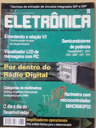 Pl07 Revista Saber Eletrônica Nº372 Rádio Digital