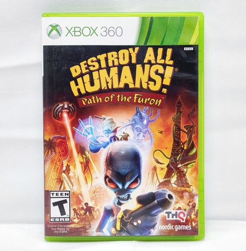 Destroy All Humans Path Of The Furon Xbox 360 Físico Complet