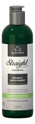  Shampoo Cabelos Secos Grandha Straight Repair Envelopment
